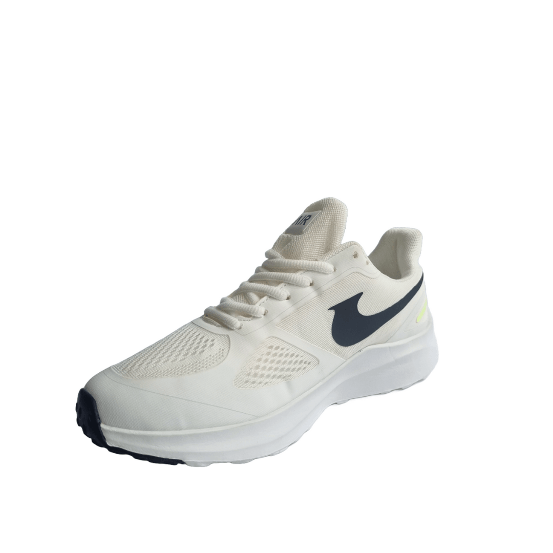 Velociti Glide – White Running Sneakers for Men | Lightweight & Breathable Sports Shoes - VELOCITI