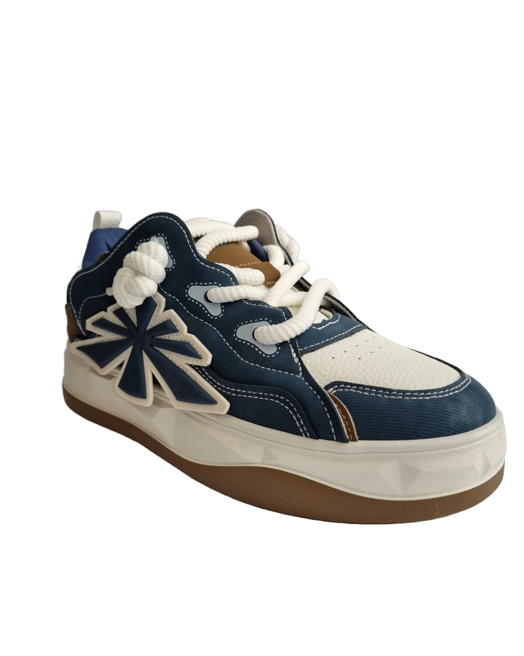 Affordable blue sneakers for college boys