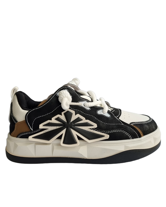 Velociti Ogiy 2 Black chunky sneakers for men
