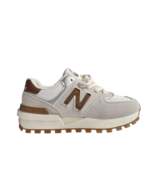 beige color running shoes for women