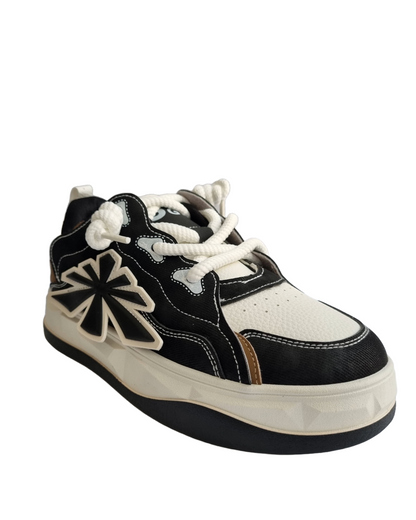 Affordable black sneakers for college boys
